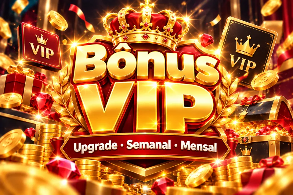 Bônus VIP: Upgrade, Semanal e Mensal no APP game90